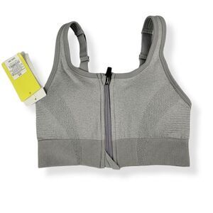 All In Motion Gray Medium Support Bra Size XS